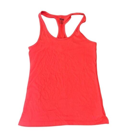 Nike Women's Orange Racerback Tank Top Size S Gym Running - Picture 1 of 5